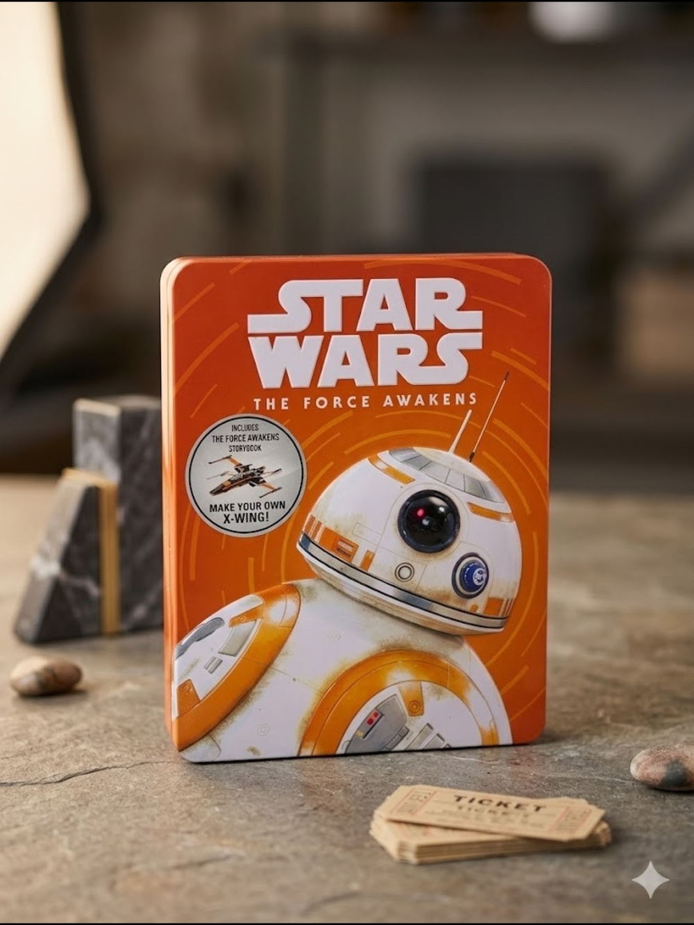 Star Wars: The Force Awakens Collectible BB-8 Tin Activity Set!